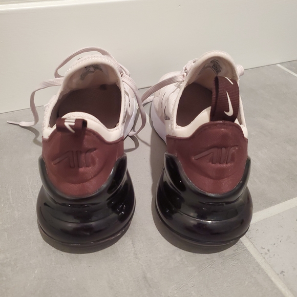 Like New Nike Women's Air Max 270 in Mauve and Burgundy. Size 8. #SW - Picture 7 of 11